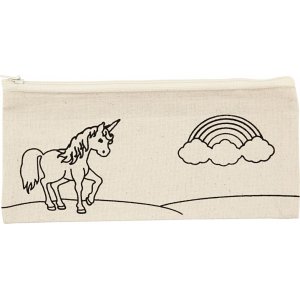 Federmäppchen - helle Natur - Einhorn - 245 g Federmäppchen - helle Natur - Einhorn - 245 g