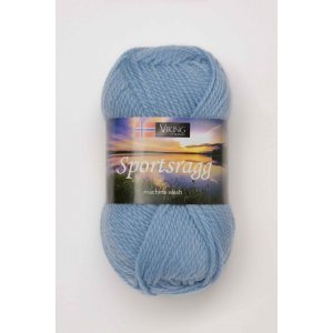 Wikingergarn Sportlappen 50g - Seeblau (521) SR Wikingergarn Sportlappen 50g - Seeblau (521) SR