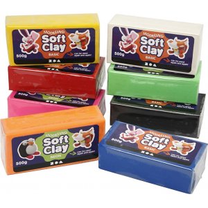 Modell - gemischte Farben - 8 x 500 g Modell - gemischte Farben - 8 x 500 g