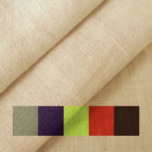 Leinenstoff Barcelona - 140 cm (erhältlich in 12 Farben) Leinenstoff Barcelona - 140 cm (erhältlich in 12 Farben)