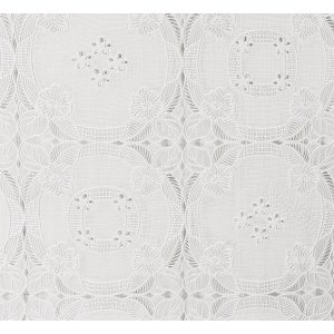 Wachstuch PVC Spitze - Weiß Wachstuch PVC Spitze - Weiß
