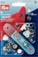 Nieten-Druckknopf JERSEY Messing perlweiß 12 mm 6 Stk Nieten-Druckknopf JERSEY Messing perlweiß 12 mm 6 Stk
