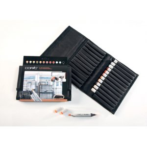 Copic Marker Wallet - 12 Stifte - Architektenfarben Copic Marker Wallet - 12 Stifte - Architektenfarben