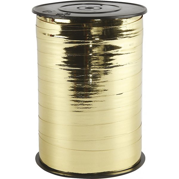 Geschenkkordel - Metallic-Gold - glnzend - 250 m