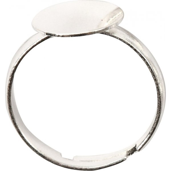Fingerring - versilbert - 3 Stk
