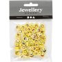 Figurenperlen - Smiley - 60 Stk