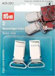 Kleiderbügelclip Stahl silberfarben 18 mm 2 Stk Kleiderbügelclip Stahl silberfarben 18 mm 2 Stk