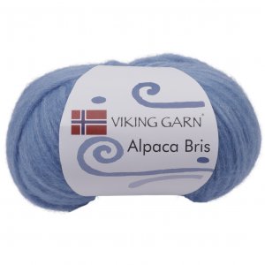 Wikingergarn Alpaka Bris 50g - Mittelblau (323) Wikingergarn Alpaka Bris 50g - Mittelblau (323)