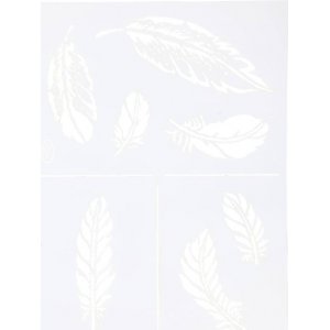Schablone - Feder - A4 Schablone - Feder - A4