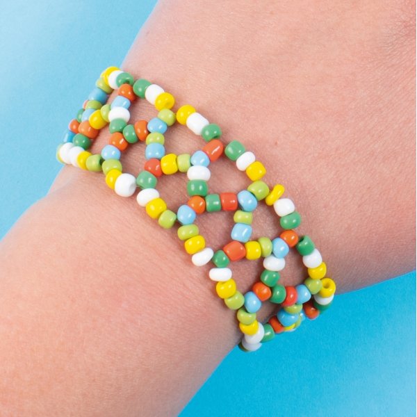 Kongoperlen aus Glas - 4 mm - 500 g