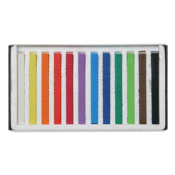 Cretacolor Carre Pastell-Set - Starter-Set (12 Buntstifte)