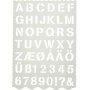 Vorlage - Buchstaben und Zahlen