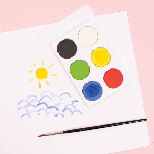 Farbpalette fr  30 mm - 6-fach - 10 Stk