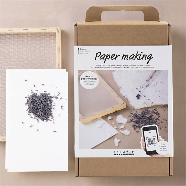 Beginnen Sie mit dem DIY-Kit zur Papierherstellung