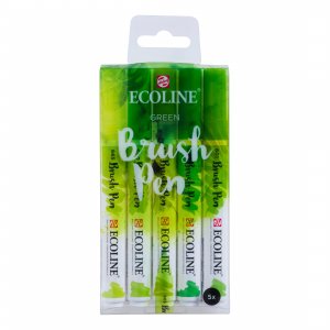 Ecoline Pinselstifte 5er-Pack - Grün Ecoline Pinselstifte 5er-Pack - Grün
