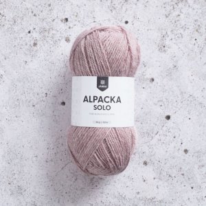 Alpaca Solo 50g - Preiselbeere und Milchrosa Alpaca Solo 50g - Preiselbeere und Milchrosa