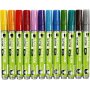 Glas- und Porzellanmarker - gemischte Farben - halbdeckend - 2-4 mm - 12 Stk