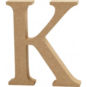 Buchstabe - 13 x 2 cm - K Buchstabe - 13 x 2 cm - K