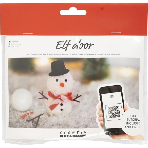 Mini-DIY-Kit Weihnachtsmanntr - Schneemann