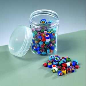 Millefiori-Perlen ø 5 - 6 mm - 40 g Millefiori-Perlen ø 5 - 6 mm - 40 g