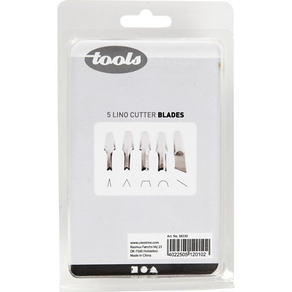 Werkzeuge für den Linoldruck - 5 Blatt Werkzeuge für den Linoldruck - 5 Blatt