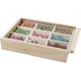 Box mit Fchern und Schutzdeckel