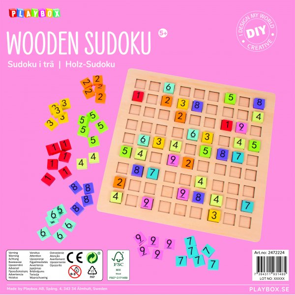 Sudoku, Holz