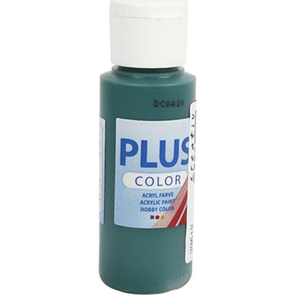 Plus Color Hobbyfarbe - dunkelgrn - 60 ml