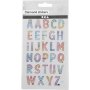 Diamantaufkleber - das Alphabet