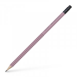 Bleistift - Faber-Castell - Grip 2001 B mit Radierspitze - Shadow Pink Bleistift - Faber-Castell - Grip 2001 B mit Radierspitze - Shadow Pink