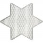 Perlenteller - Stern - 15x15 cm - 10 Stk