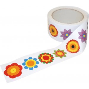 Aufkleber auf einer Blumenrolle - 450 Stück Aufkleber auf einer Blumenrolle - 450 Stück