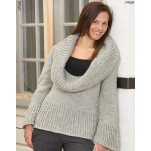 Strickanleitung - Pullover mit übergroßem Polo Strickanleitung - Pullover mit übergroßem Polo
