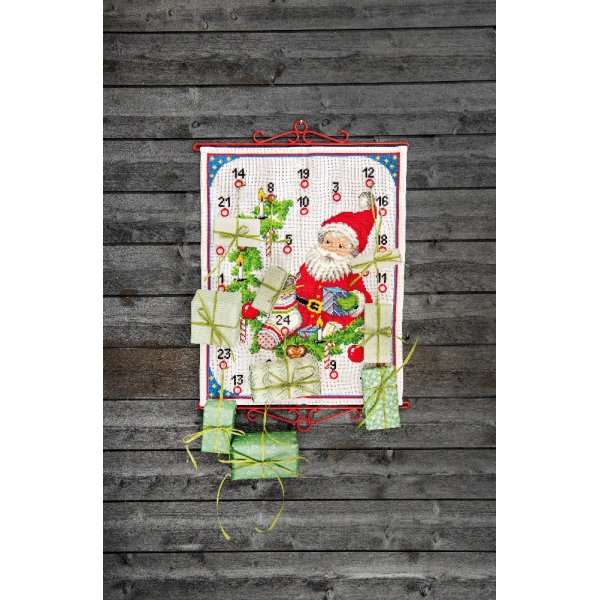 Stickset Kalender - Weihnachtsmann