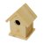 Unbehandeltes Vogelhaus - 10x7x7 cm Unbehandeltes Vogelhaus - 10x7x7 cm
