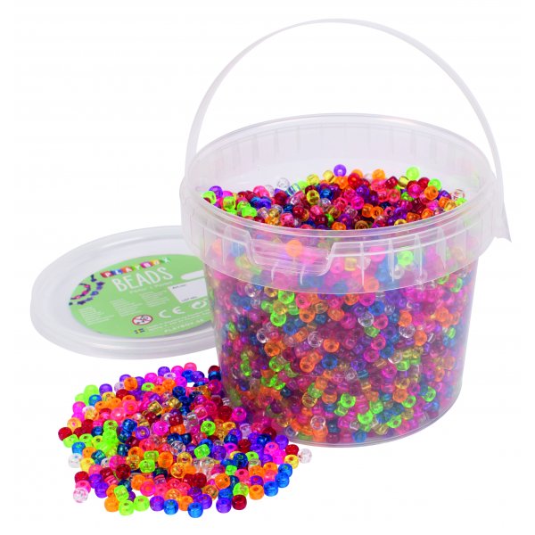 Kleine Kongoperlen transparent - 450 g