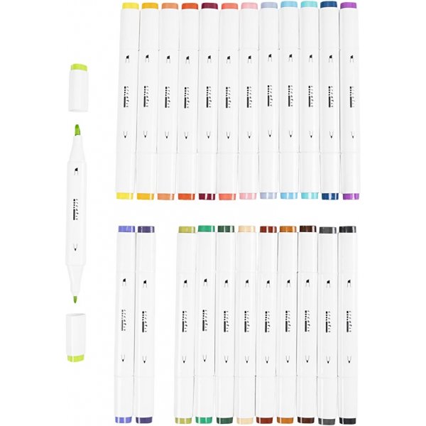 Zeichenstift - Komplementrfarben - 24 Stk