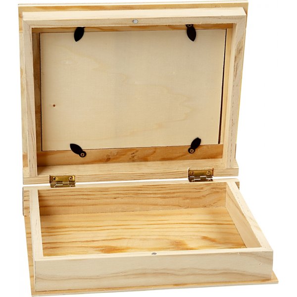 Bücherschachtel mit Passpartout im Deckel - 21,7x18x5,5 cm Bücherschachtel mit Passpartout im Deckel - 21,7x18x5,5 cm