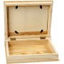 Bcherschachtel mit Passpartout im Deckel - 21,7x18x5,5 cm