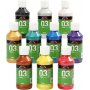 Schulfarbe Acryl - Metallic - Mischfarben - Metallic - 10 x 120 ml