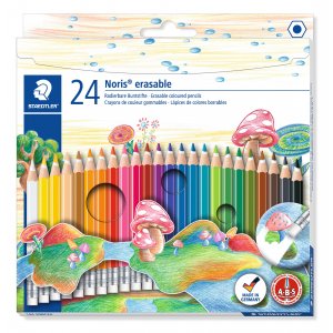 Noris radierbare Buntstifte - 24 Stifte Noris radierbare Buntstifte - 24 Stifte