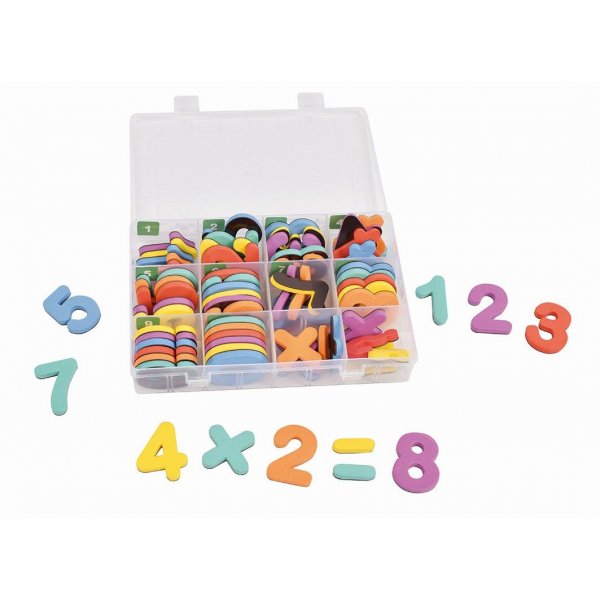 Magnetische Zahlen in verschiedenen Farben 72 Stk