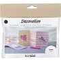 Mini DIY Kit Dekoration, Pastellgelb, Pastelllila, Pastellrosa, Kuchen