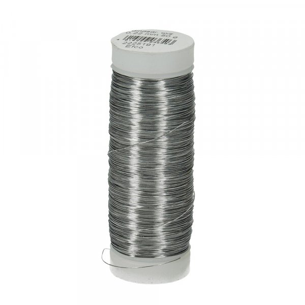 Blumendraht 0,22 mm - verzinkt 50 g = 147 m