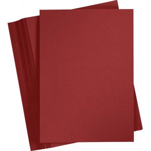 Farbiger Karton - dunkelrot - A4 - 180 g - 100 Blatt Farbiger Karton - dunkelrot - A4 - 180 g - 100 Blatt