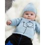 Strickanleitung - Strickpullover mit Strichmnnchen und Mtze (12026-N)