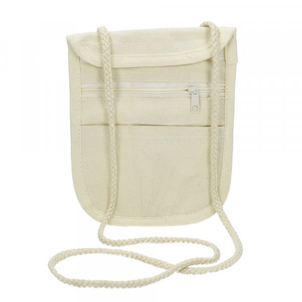 Baumwollartikel 17 x 14 cm - Naturbaumwolle 280g/m Beutel mit Aufhnger