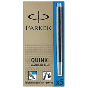 Tintenpatrone Parker Ink - Patrone Quink Royal - Blau Waschbar 5er-Pack 1-Blister Tintenpatrone Parker Ink - Patrone Quink Royal - Blau Waschbar 5er-Pack 1-Blister