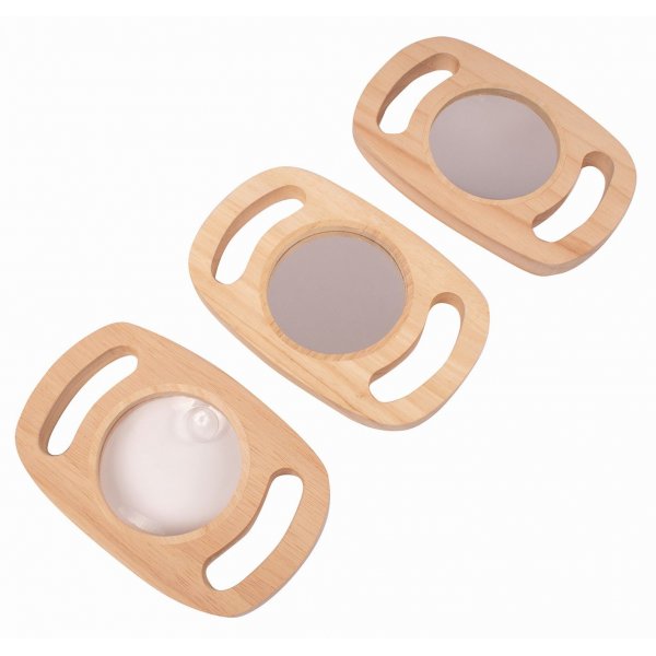 Farbpaneele im 3er-Pack - Spiegel/Transparent