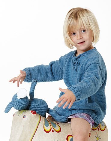 Strickanleitung - Strickpullover mit Schlitz Strickanleitung - Strickpullover mit Schlitz